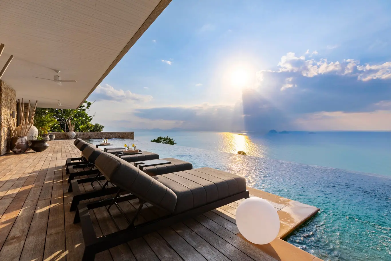 Hillside Villa with Five-Islands Views, Four Bedrooms — view 2