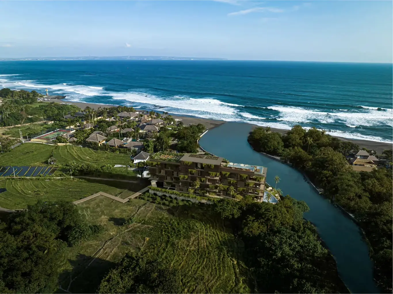 Address Bali — Beachfront Residences, Pererenan — view 2