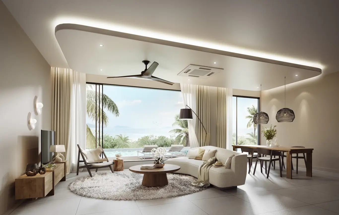 Three-Bedroom Beachside Pool Suite