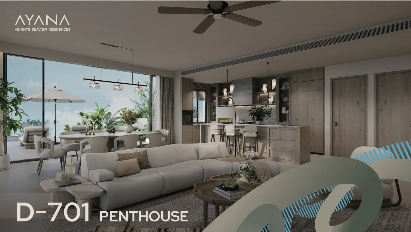AYANA Heights Seaview Residence — Penthouse D701 near Layan Beach — view 2