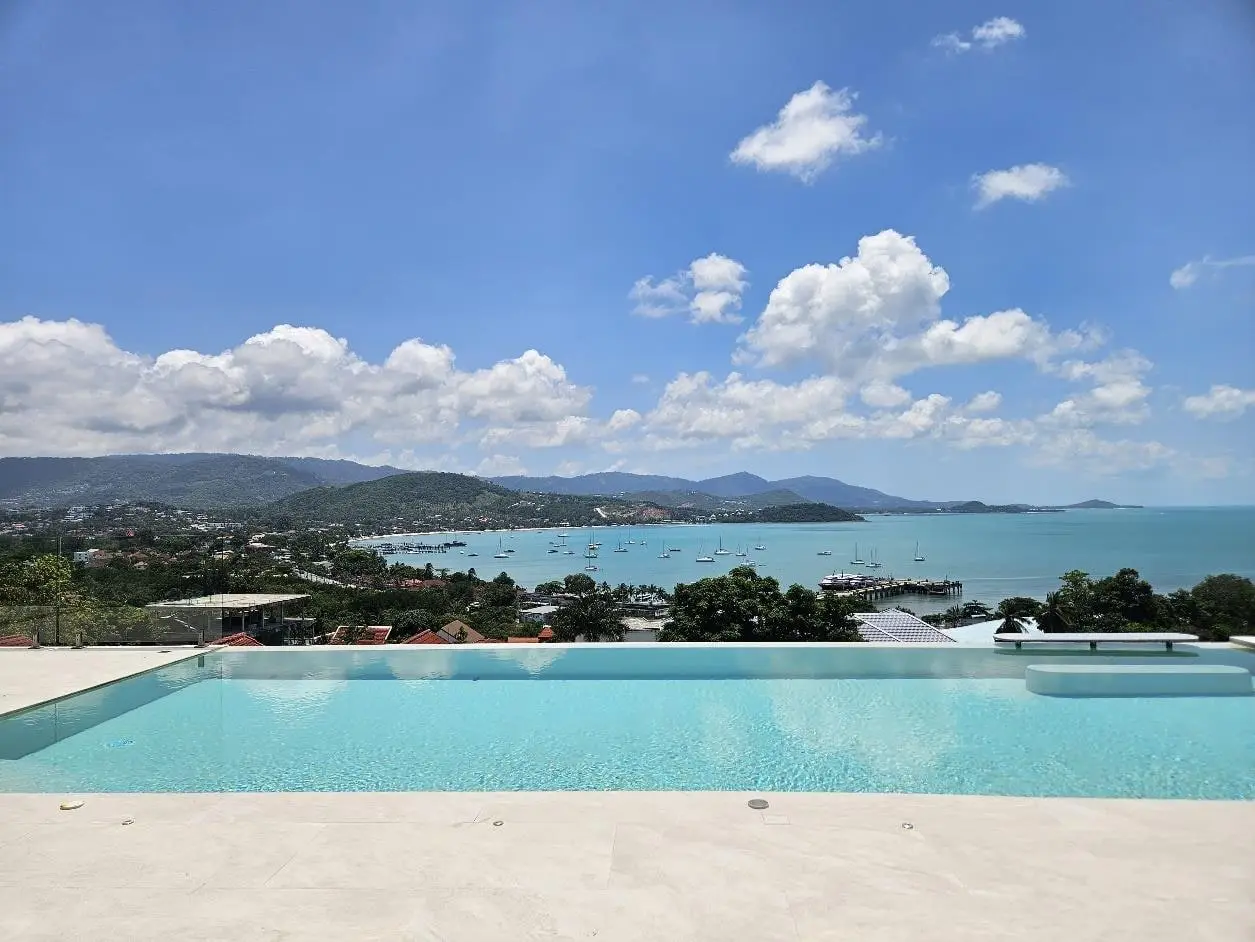 Nine-Bedroom Sunset Sea-View Villa above Bang Rak Bay, Walking Distance to the Beach — view 2