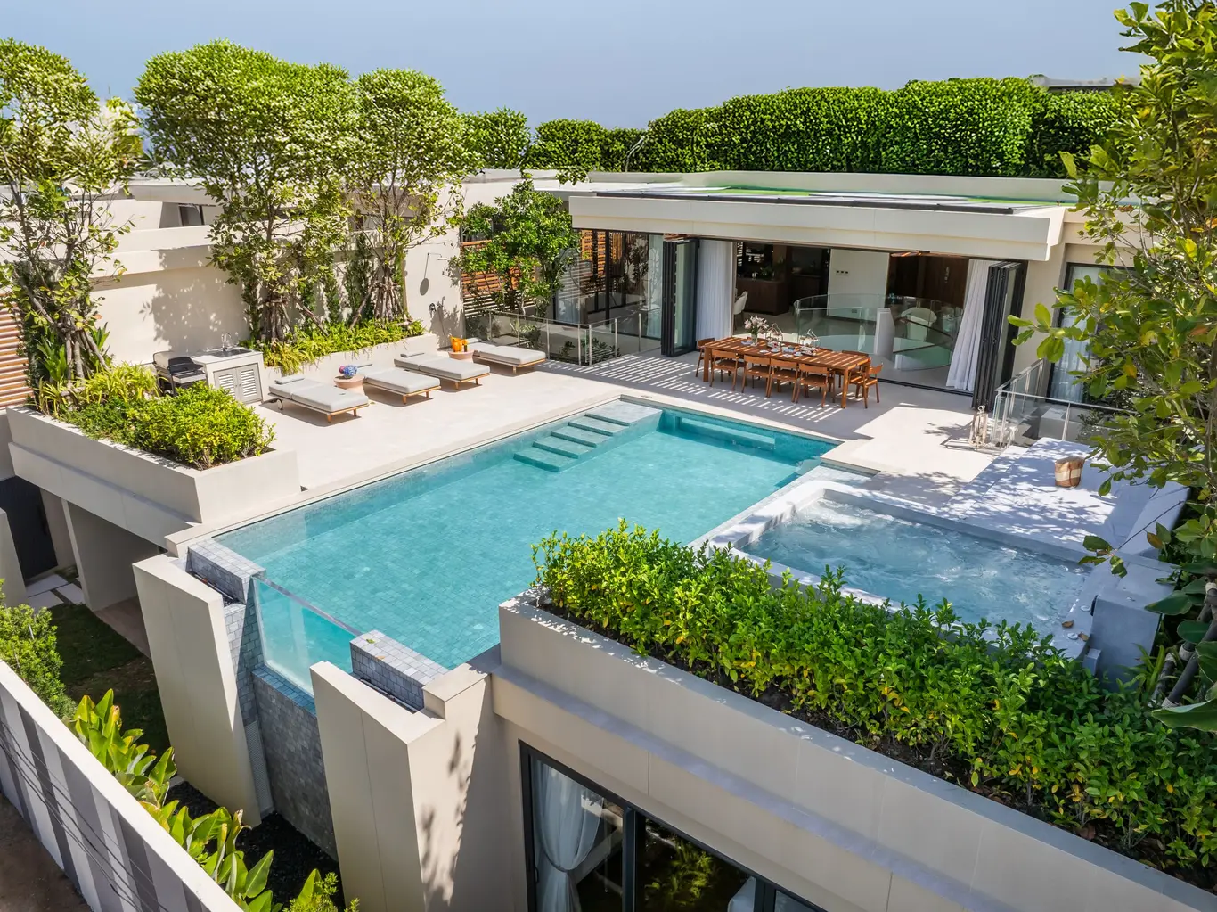 Oceanfront 4-Bedroom Pool Villa — Bang Tao, Phuket