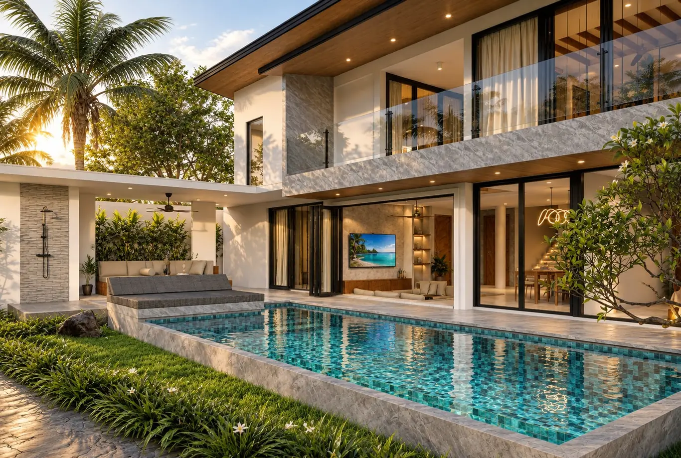 Three- or Four-Bedroom Rooftop Pool Villas near Fisherman's Village — view 2