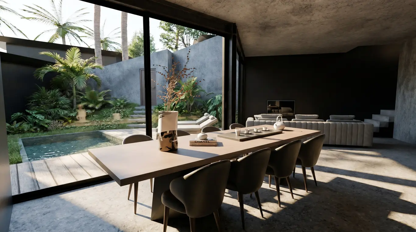 Two-Bedroom Garden Loft with Plunge Pool