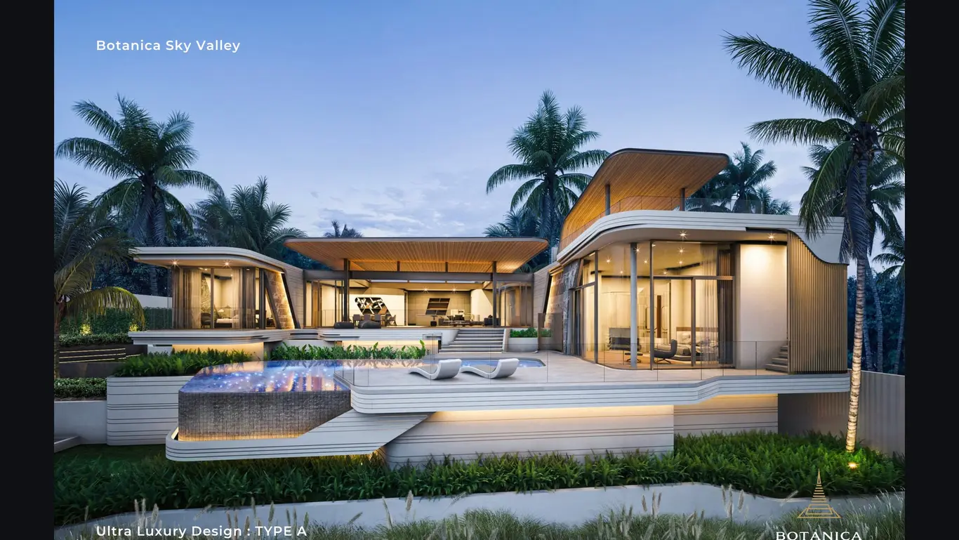 Botanica Sky Valley — Hilltop Mountain-View Pool Villas