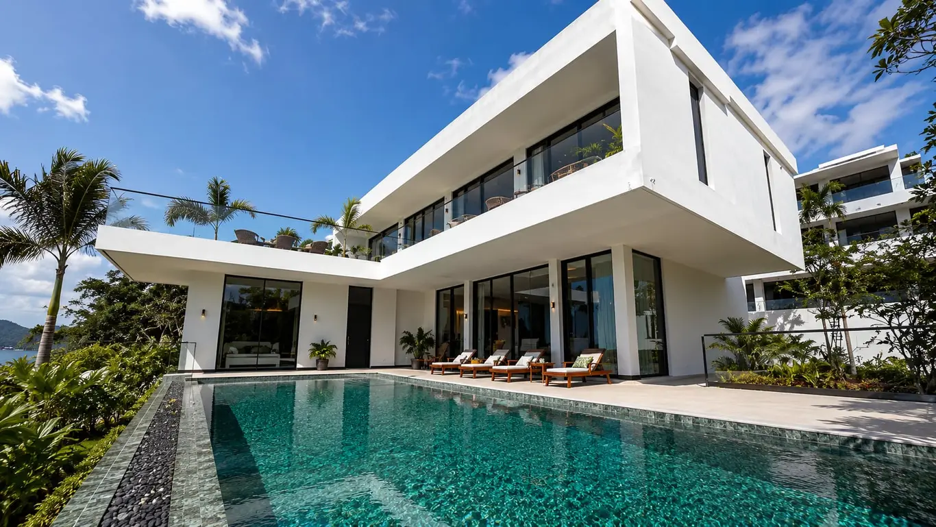 Beachfront Five-Bedroom Sea-View Pool Villa — view 2