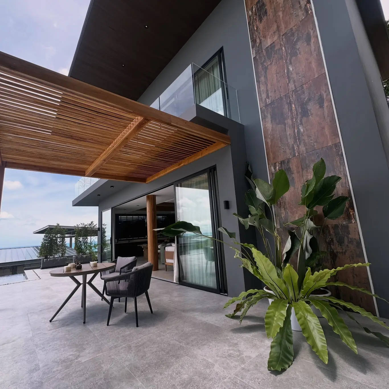 Contemporary Two-Bedroom Hillside Pool Villa with Office in Chaweng — view 2