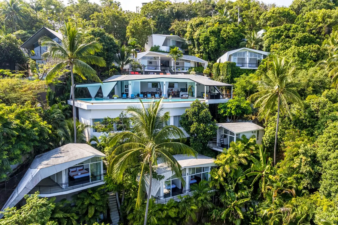 11-Bedroom Hillside Sea-View Villa Above Chaweng Noi
