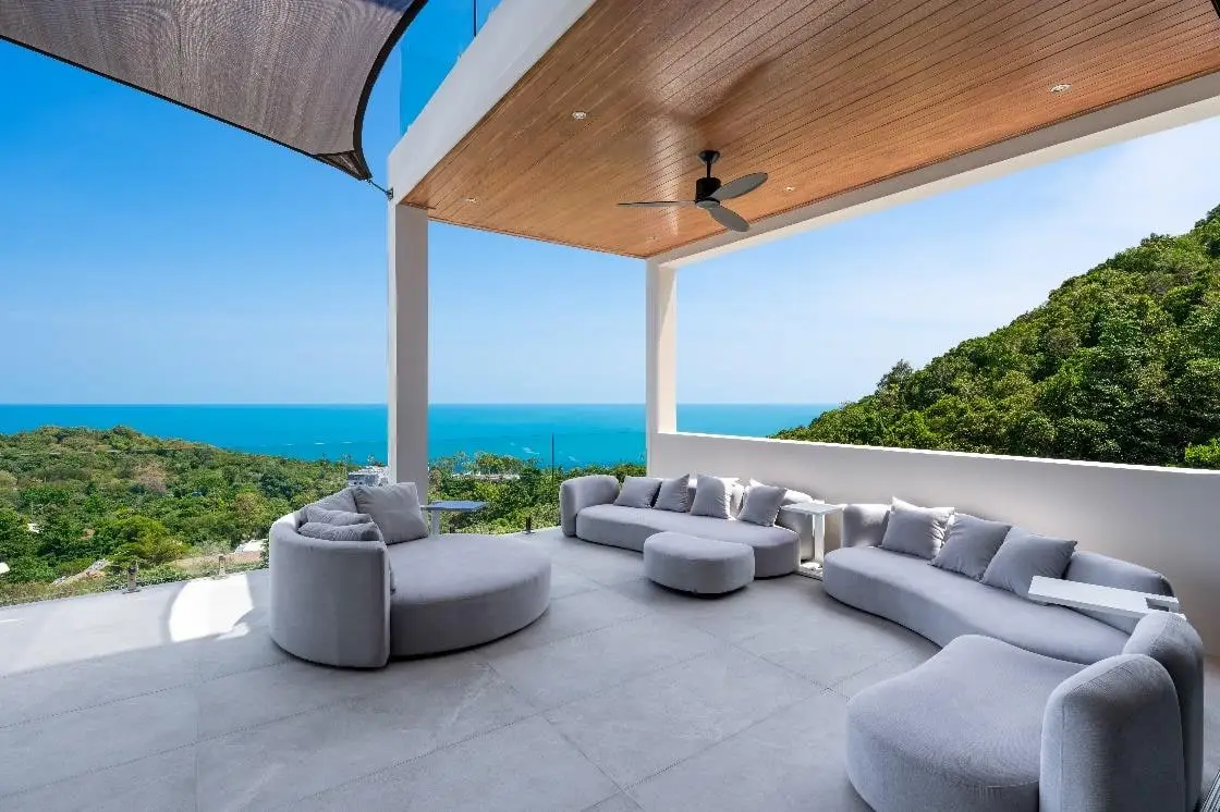 Five-Bedroom Sea-View Entertainment Villa in Choeng Mon with Private Cinema — view 2