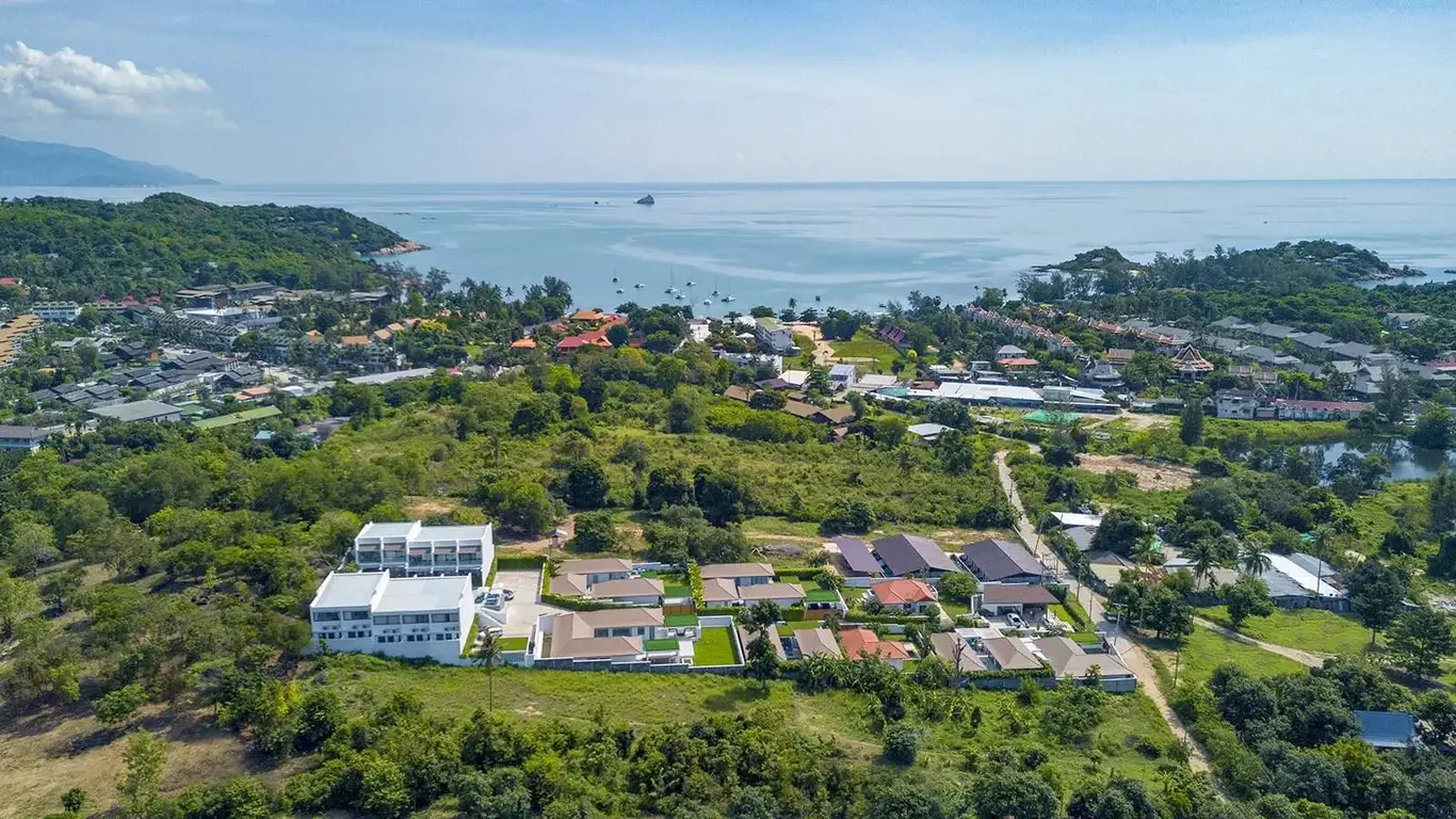 Brand-New Balinese Three-Pavilion Pool Villa, 400m to Choeng Mon Beach — view 2