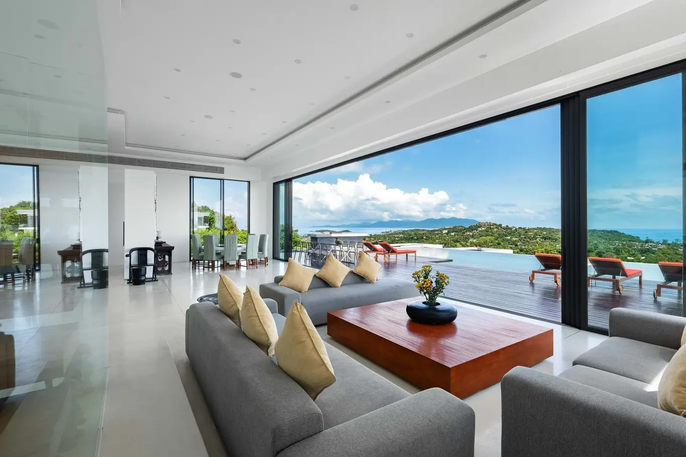 Hillside Five-Bedroom Villa with 180° Sea Views & Infinity Pool, Choeng Mon — view 2