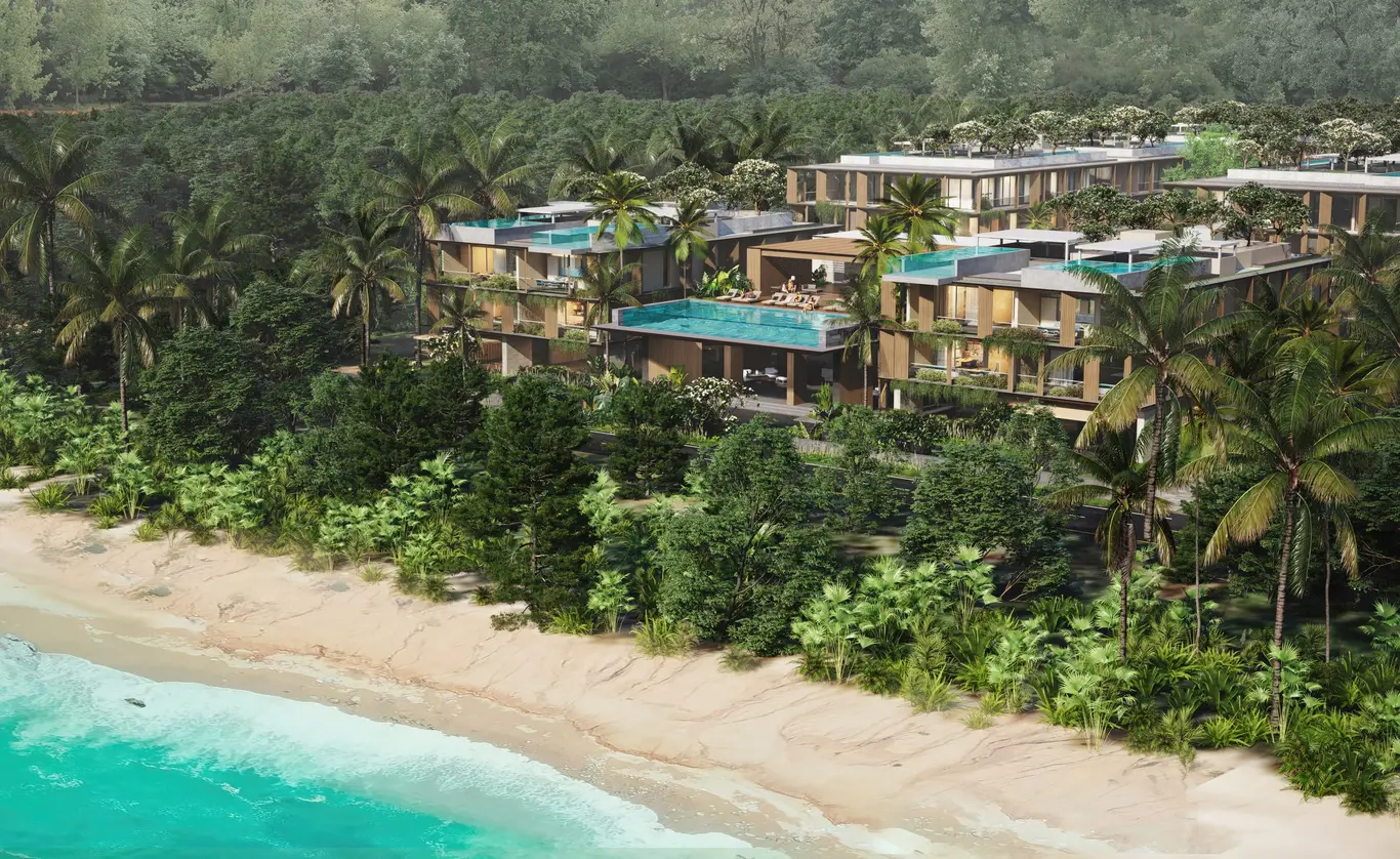 Eden Residences — Gardens of Eden, 50m from Bang Tao Beach