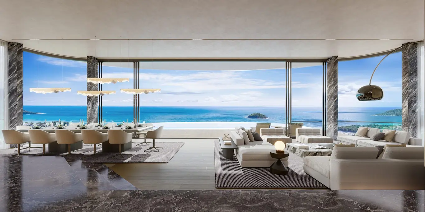 Hillside Sea-View Villa Above Kata — view 2