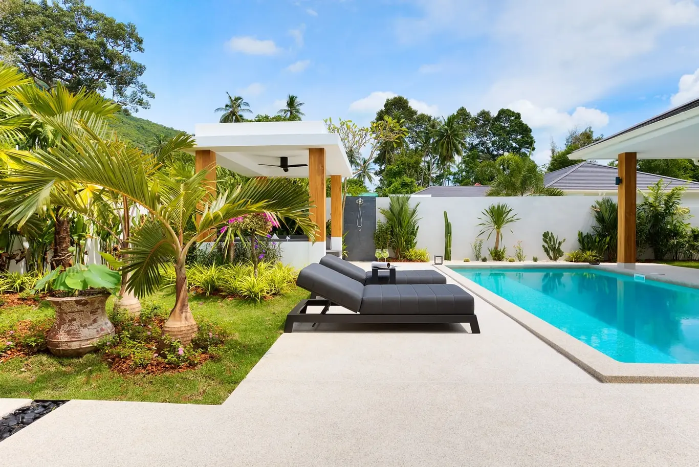 Three-Bedroom Garden Pool Villa in a Gated Lamai Estate — view 2
