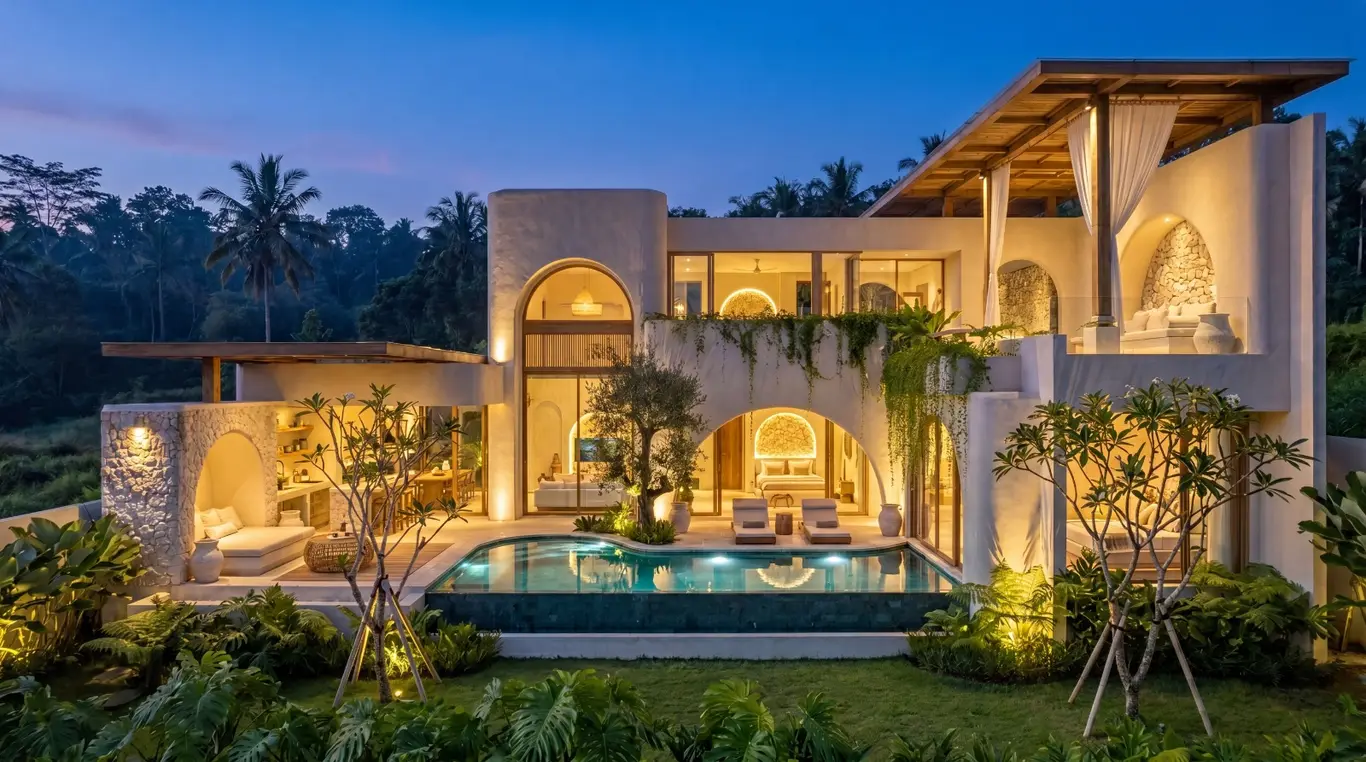 Bali-Style Four-Bedroom Pool Villas in a Lamai Enclave — view 2