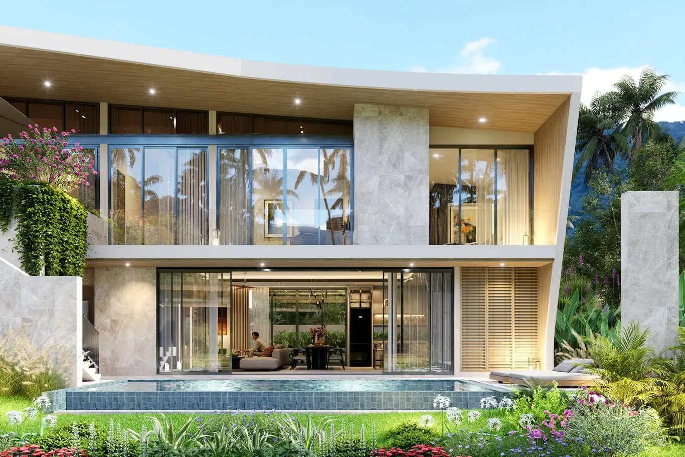 Modern-Luxury Three-Bedroom Pool Villas near Lamai Village — view 2