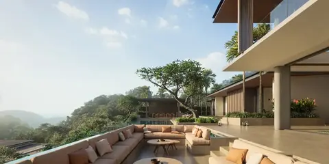 Hillside Wellness Villa in Layan