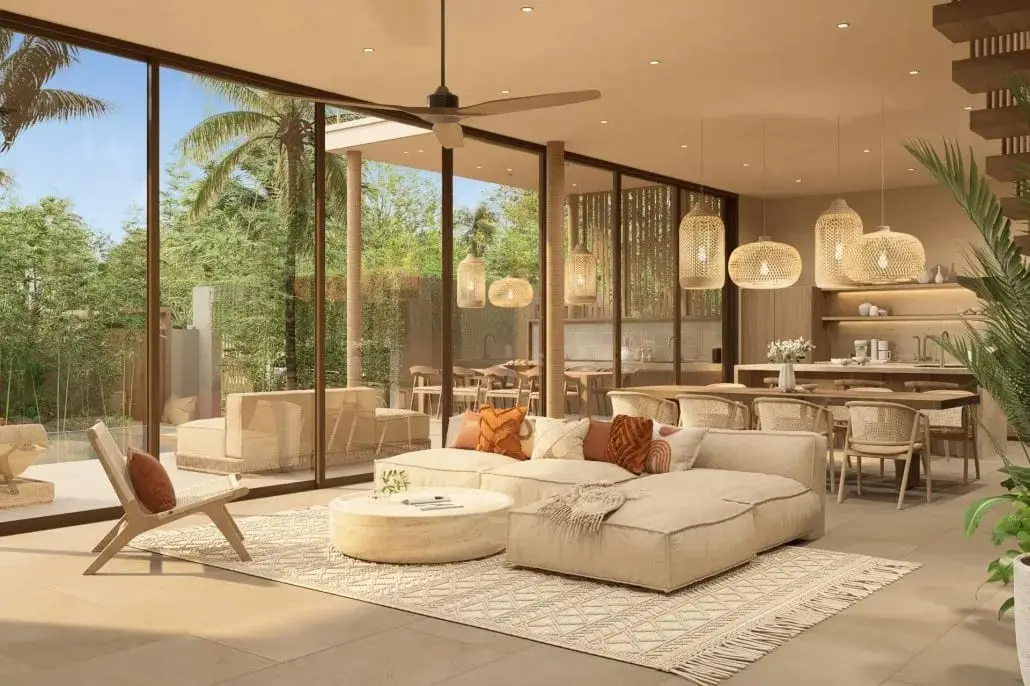 Contemporary Beachside Pool Villas, Five Minutes to Maenam Beach — view 1