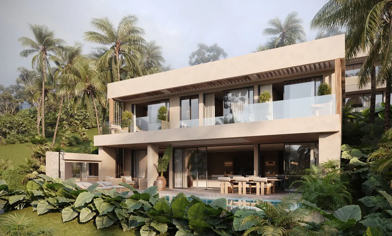 Organic-Modern Four-Bedroom Pool Villa