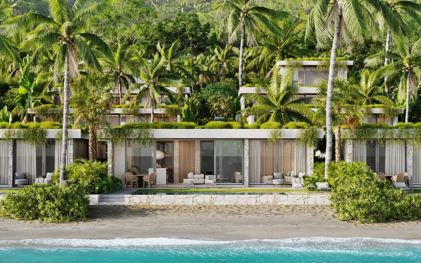Absolute-Beachfront Two- & Three-Bedroom Pool Villas at Plai Laem