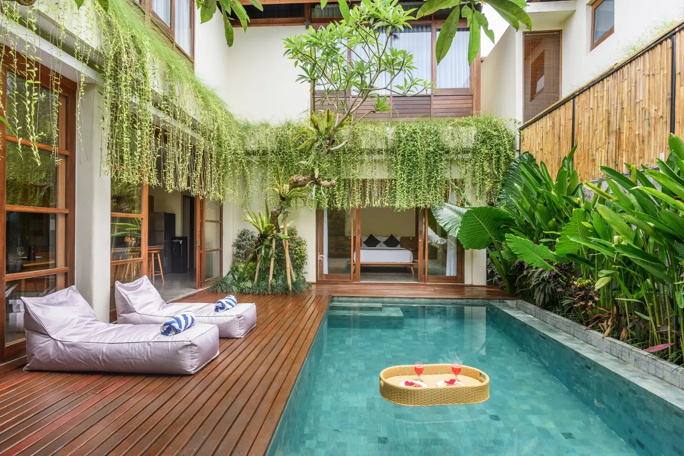 Four-Villa Pererenan Enclave with Private Pools, Up to Ten Bedrooms