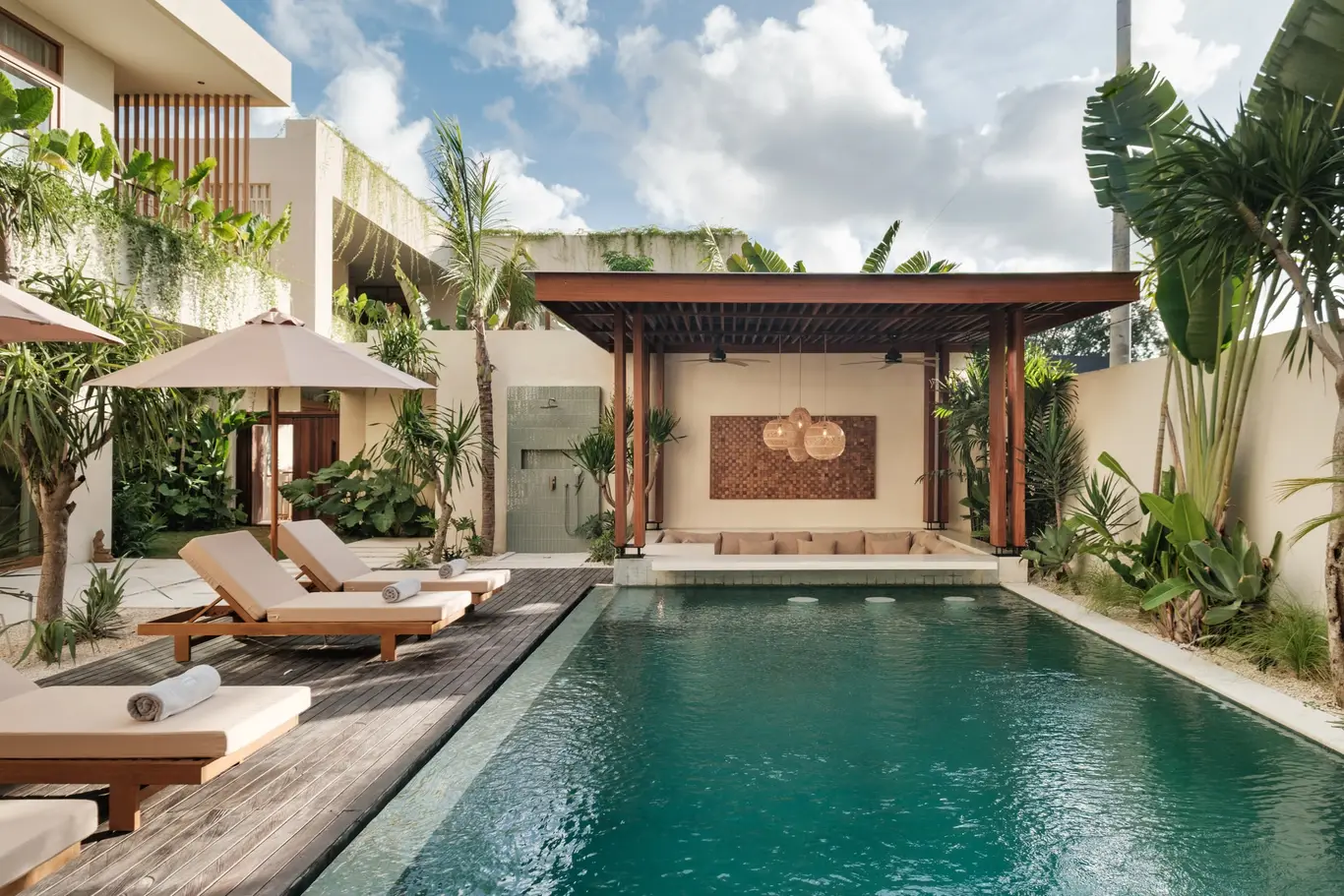 Two Adjoining Wellness Villas with Pools and Ice Baths