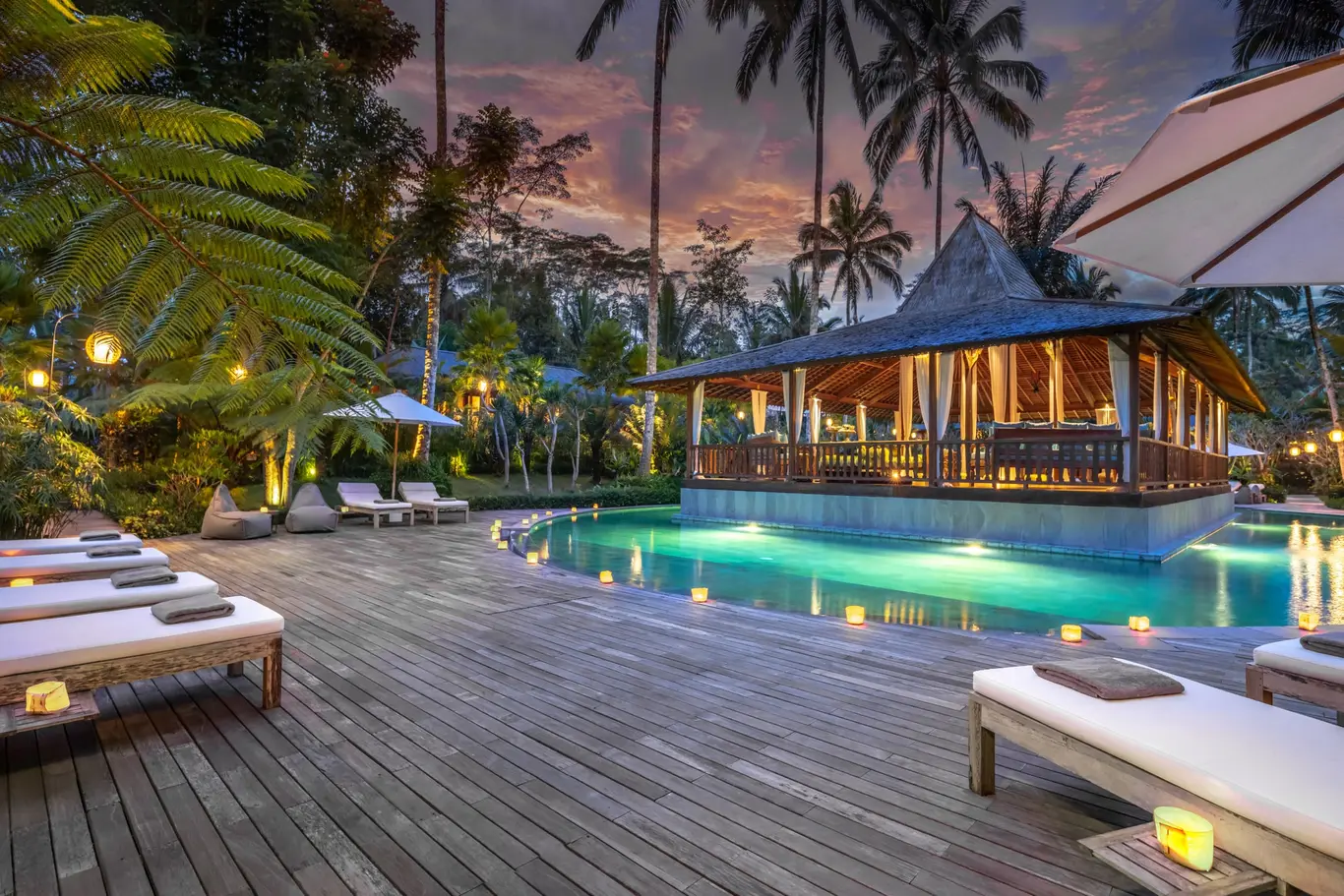 Joglo-Pavilion Eight-Bedroom Jungle Estate with Five Pools — view 2