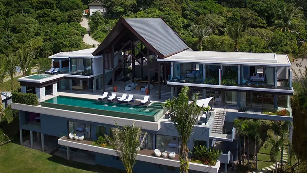 Eight-Bedroom Headland Villa with Cinema & Spa