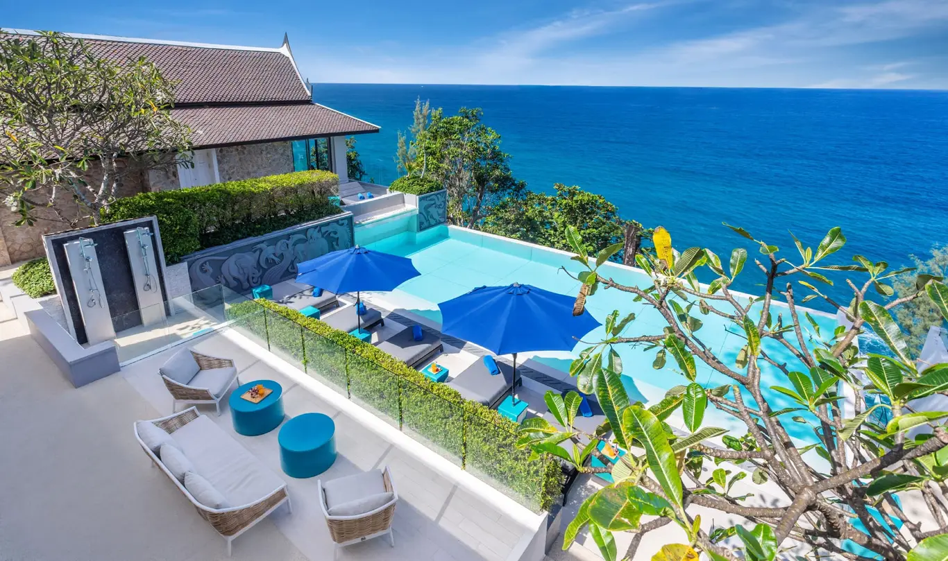 Thai-Style Seven-Bedroom Villa with Sunset Sea Views — view 2