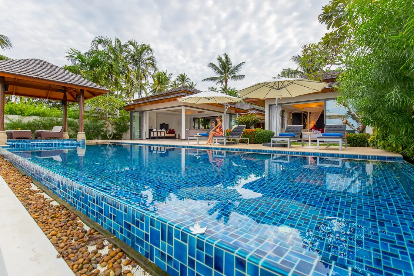 Beachfront Koi-Pond Pool Villa — view 2