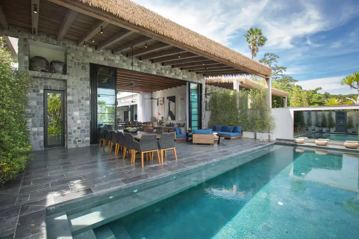 Beachfront Villa with Four Private Pools — view 2