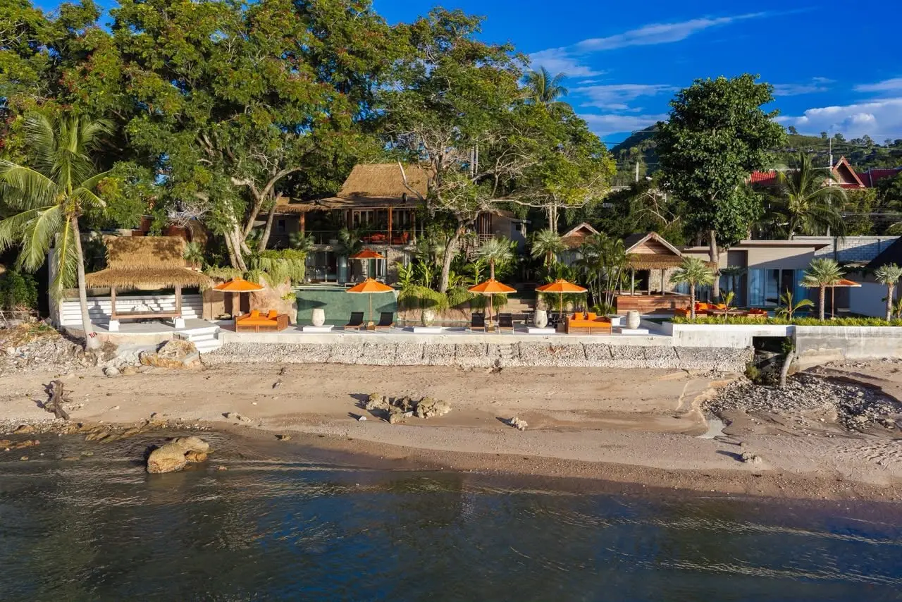 Six-Bedroom Oceanfront Villa with Three Pools & Private Gym, Bophut — view 2