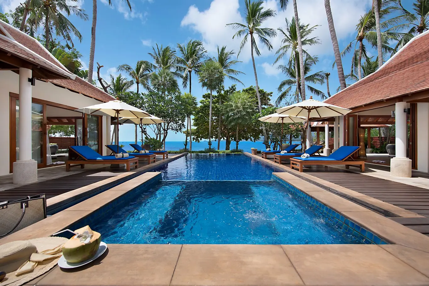 Beachfront Courtyard Pool Villa — view 2