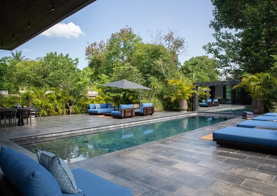 Single-Storey 3-Bedroom Garden Pool Villa Steps from Plai Laem Beach