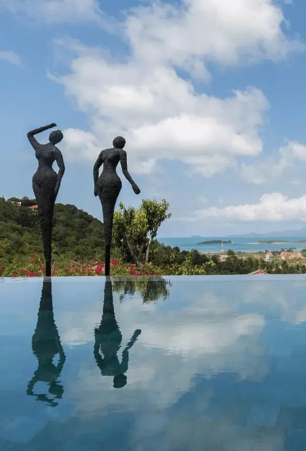 Forested-Hillside Sea-View Villa with Full Staff & Chef — view 2
