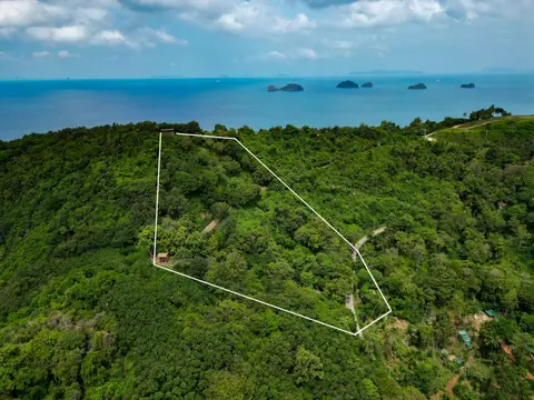 Ridge-and-Saddle Hillside Land with 270° Sea Views, Taling Ngam