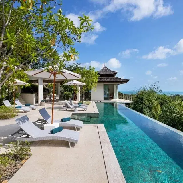 Elevated Six-Bedroom Sea-View Villa with Cinema & Yoga Sala, Thong Krut — view 2