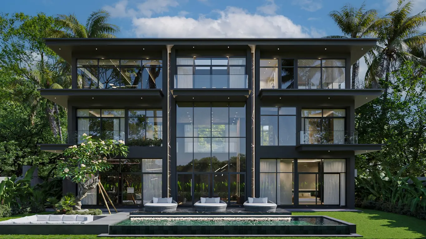 Contemporary Four-Bedroom Sea-View Villa in Uluwatu