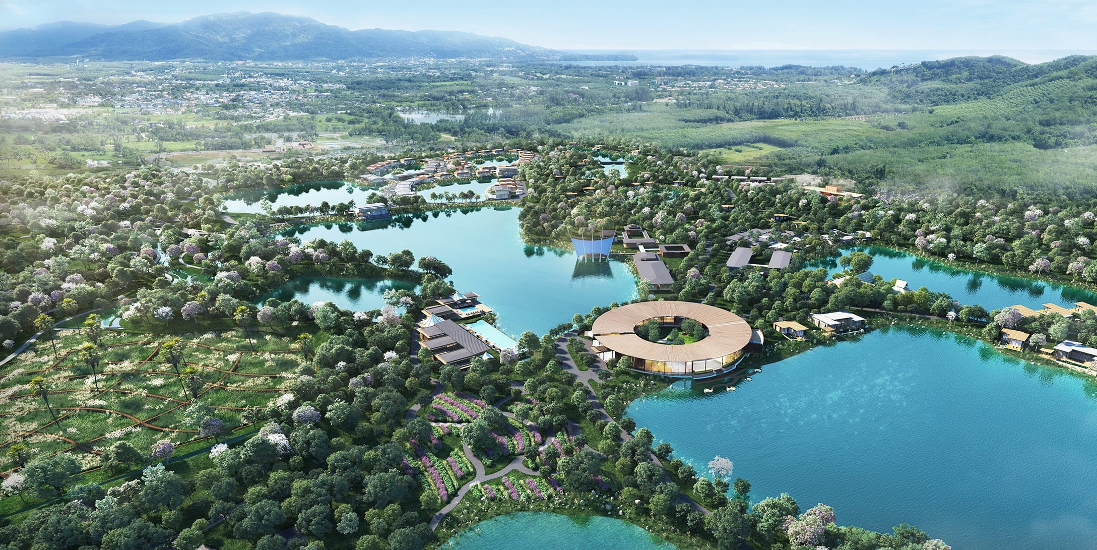 Lakeside Pool Villa in an Ultra-Low-Density Wellness Community, Layan