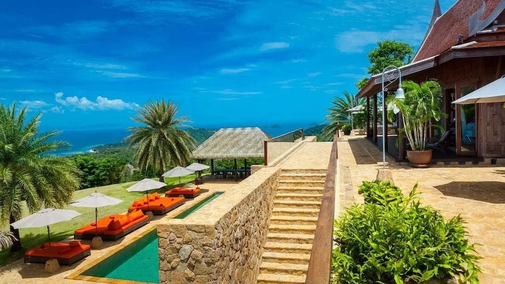 Resort-Scale Seven-Bedroom Sunset Estate with Tennis Court, Gym & Spa, Taling Ngam