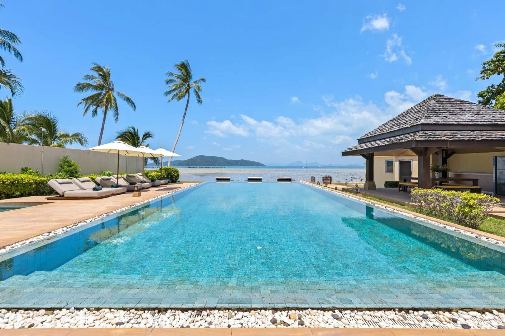 Five-Bedroom Beachfront Pool Villa on Tong Krut Beach, Taling Ngam